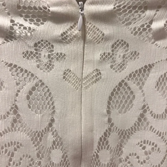 Eva Mendes for New York & Company White Lace Maxi Skirt church work career - Picture 4 of 7